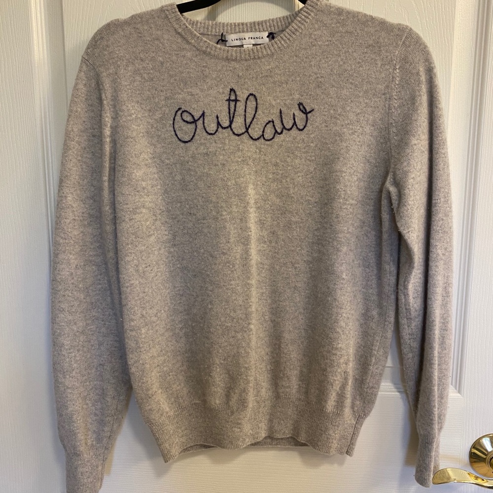 Lingua Franca crew neck sweater “Outlaw”